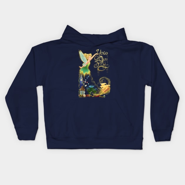 You Can Fly... Kids Hoodie by Wingedwarrior